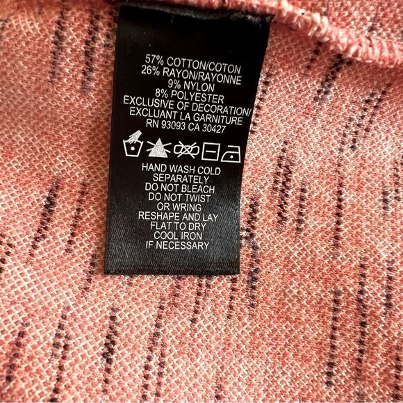 NIC + ZOE Jacket Cotton Blend Cream Size XL - Picture 8 of 8